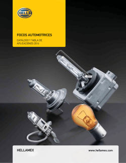 FOCOS AUTOMOTRICES HELLAMEX