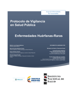 PRO Enfermedades huerfanas y raras