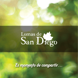 Descarga el Brochure - Lomas de San Diego
