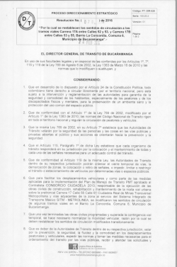 RESOLUCI&Oacute;N N&deg; 076 del 24 febrero 2016