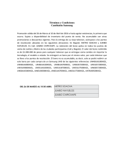 T&eacute;rminos y Condiciones Cambiat&oacute;n Samsung