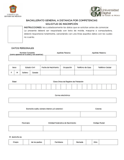 Solicitud de inscripci&oacute;n