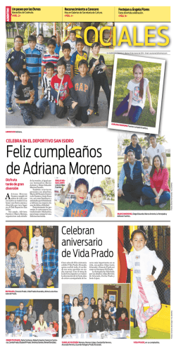 Celebran aniversario de Vida Prado