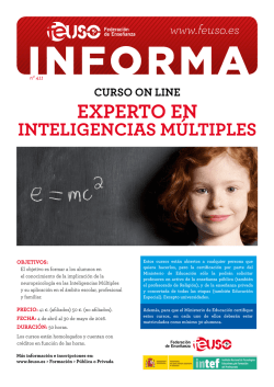 experto en - Federaci&oacute;n de Ense&ntilde;anza de USO