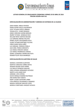 Listado general tercera sesi&oacute;n