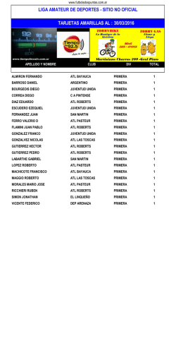 liga amateur de deportes - sitio no oficial tarjetas