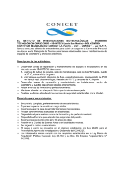 IIB-INTECH - Convocatorias