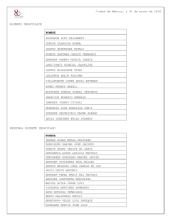 Publicaci&oacute;n Insaculaci&oacute;n