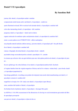 Daniel Y El Apocalipsis By Sunshine Ball