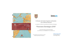Panorama Estrat&eacute;gico 2016