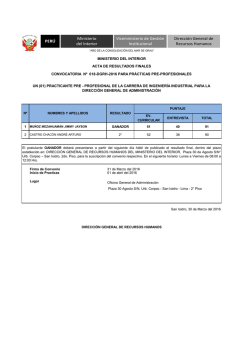 Final - Ministerio del Interior