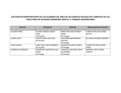 F&oacute;rmulas Registradas - Consejo Acad&eacute;mico del &Aacute;rea de las