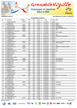 GRENOBLE-VIZILLE Semi-Marathon (21600 km - Lepape