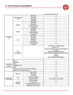 Ficha T&eacute;cnica: Huawei Mate 8