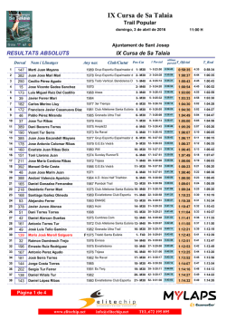 IX Cursa de Sa Talaia