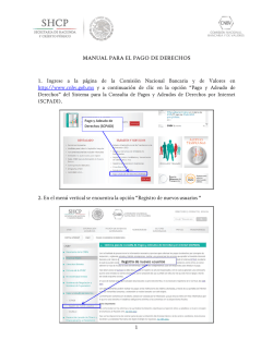 Pago y Adeudo de Derechos (SCPADI)