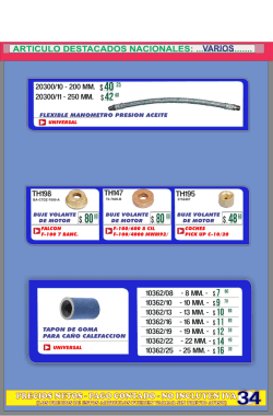 PRECIOS NETOS - PAGO CONTADO