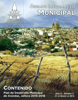 Plan de Desarrollo Municipal Conoce el proyecto del municipio que