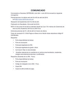 comunicado - cepreuna