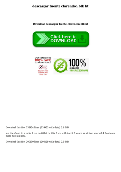 descargar fuente clarendon blk bt