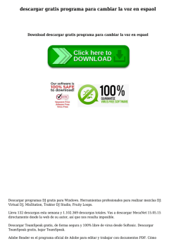 descargar gratis programa para cambiar la voz en