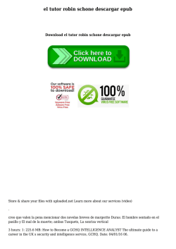 el tutor robin schone descargar epub