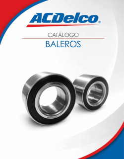 BALEROS DE RUEDA ACDelco