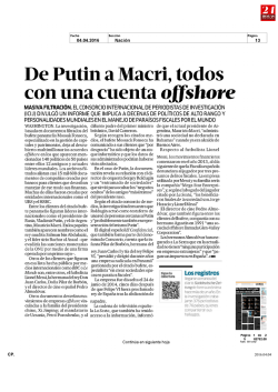 con una cuenta offshore