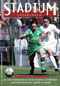 REVISTA DEL CLUB. Abril 2016
