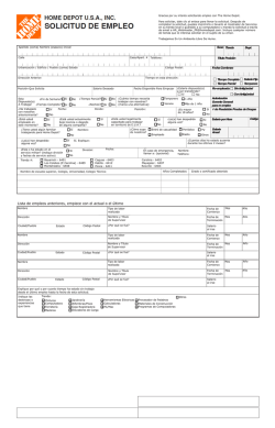 Lista de empleos anteriores, empiece con el actual o el &uacute;ltimo