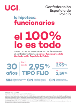 hipoteca uci 100% cep