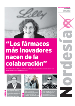 Los f&aacute;rmacos m&aacute;s inovadores nacen de la