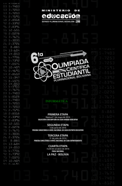 inform&aacute;tica - Olimpiadas Cient&iacute;ficas