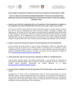 M&eacute;xico, D - Secretariado Ejecutivo del Sistema Nacional de