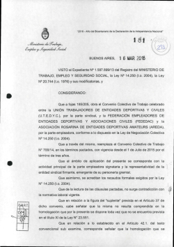 Resoluci&oacute;n homologatoria.