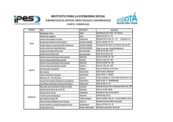 instituto para la economia social - Instituto Para La Econom&iacute;a Social