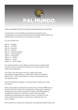 comunicado - romeosantoseuropa.com