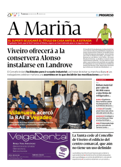 Viveiro ofrecer&aacute; a la conservera Alonso instalarse en