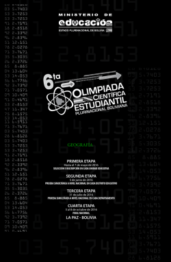 geograf&iacute;a - Olimpiadas Cient&iacute;ficas