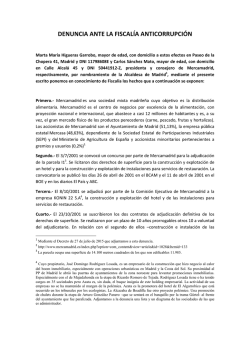 denuncia ante la fiscal&iacute;a anticorrupci&oacute;n