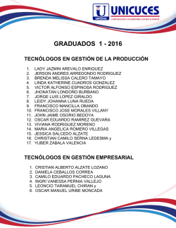 graduados - Unicuces