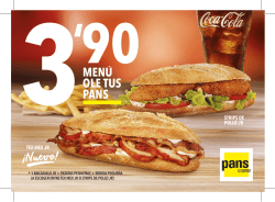 desc&aacute;rgatelos aqu&iacute; - Pans and Company