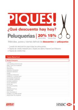 Descuentos en Peluquer&iacute;as
