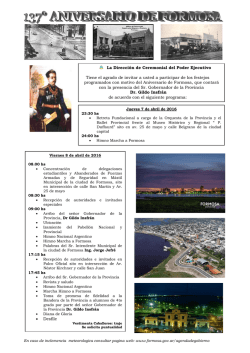 &bull; Desfile La Direcci&oacute;n de Ceremonial del Poder Ejecutivo Tiene el