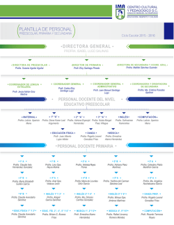 PLANTILLA DE PERSONAL