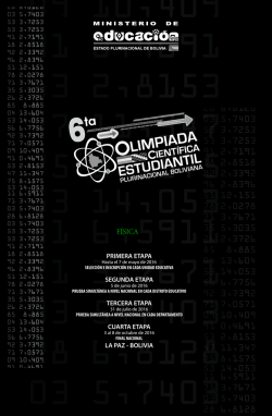 f&iacute;sica - Olimpiadas Cient&iacute;ficas