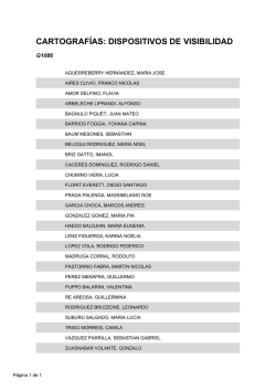 CARTOGRAF&Iacute;AS: DISPOSITIVOS DE VISIBILIDAD