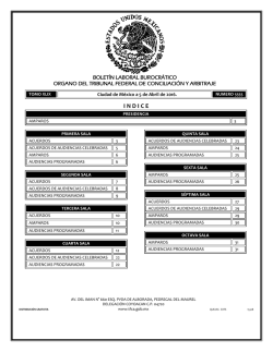 5 - Tribunal Federal de Conciliaci&oacute;n y Arbitraje
