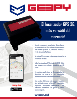 &iexcl;El localizador GPS 3G, m&aacute;s vers&aacute;til del mercado!