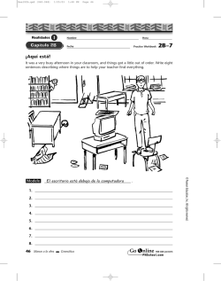 &iexcl;Aqu&iacute; est&aacute;! El escritorio est&aacute; debajo de la computadora